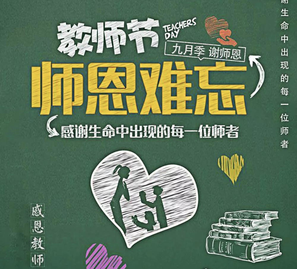 感謝生命中出現(xiàn)的每一位老師，教師節(jié)快樂！